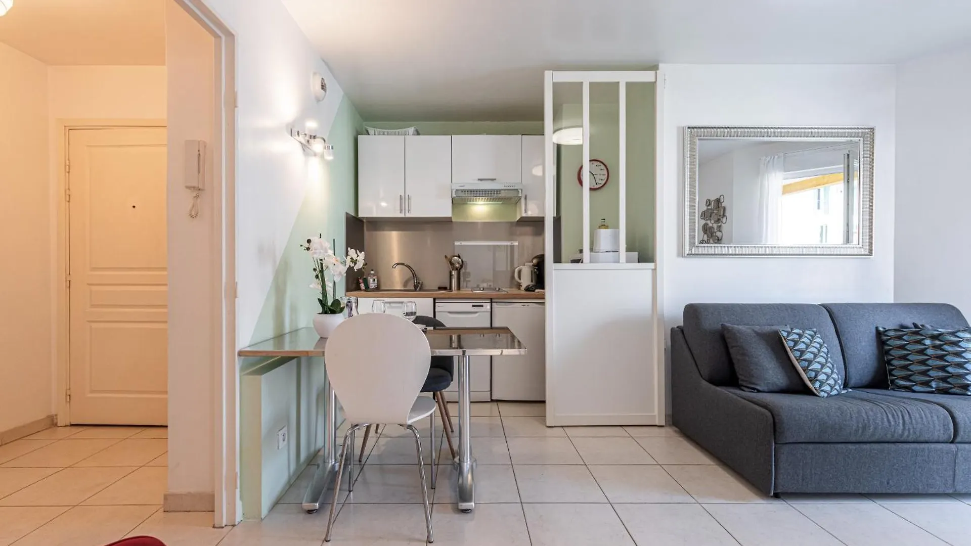 Daire Quiet 1 Bdr Port! Close Place Du Pin Garibaldi Nice Fransa